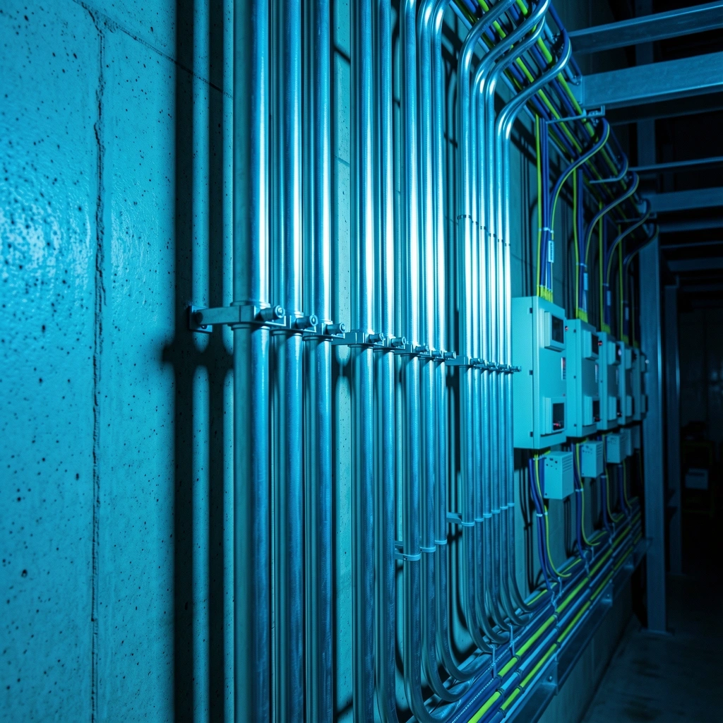 Industrial conduit installation